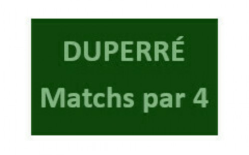 Les quadrettes mensuelles du mardi au Duperré