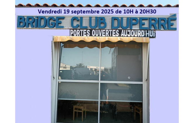 Journée "Portes ouvertes" au club le vendredi 19 septembre 2025. Un bon cru !!!